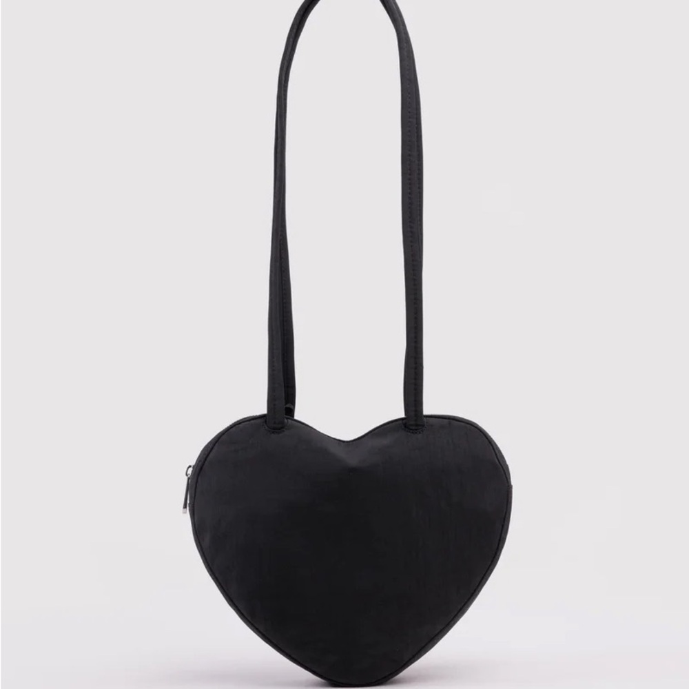 Black Heart-Shaped Bag